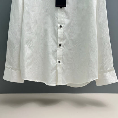 250917 New high-quality checkered jacquard shirt
