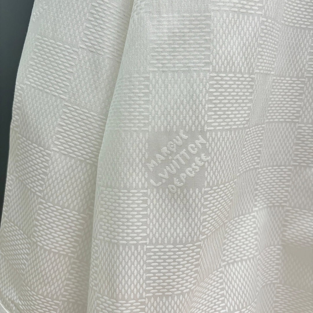 250917 New high-quality checkered jacquard shirt