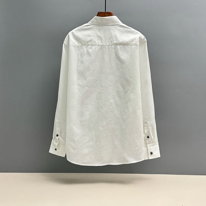 250917 New high-quality checkered jacquard shirt