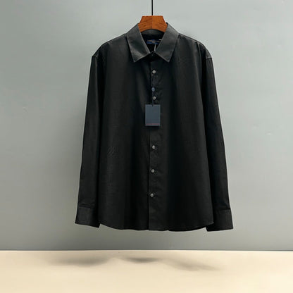 250917 New high-quality checkered jacquard shirt