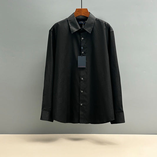 250917 New high-quality checkered jacquard shirt