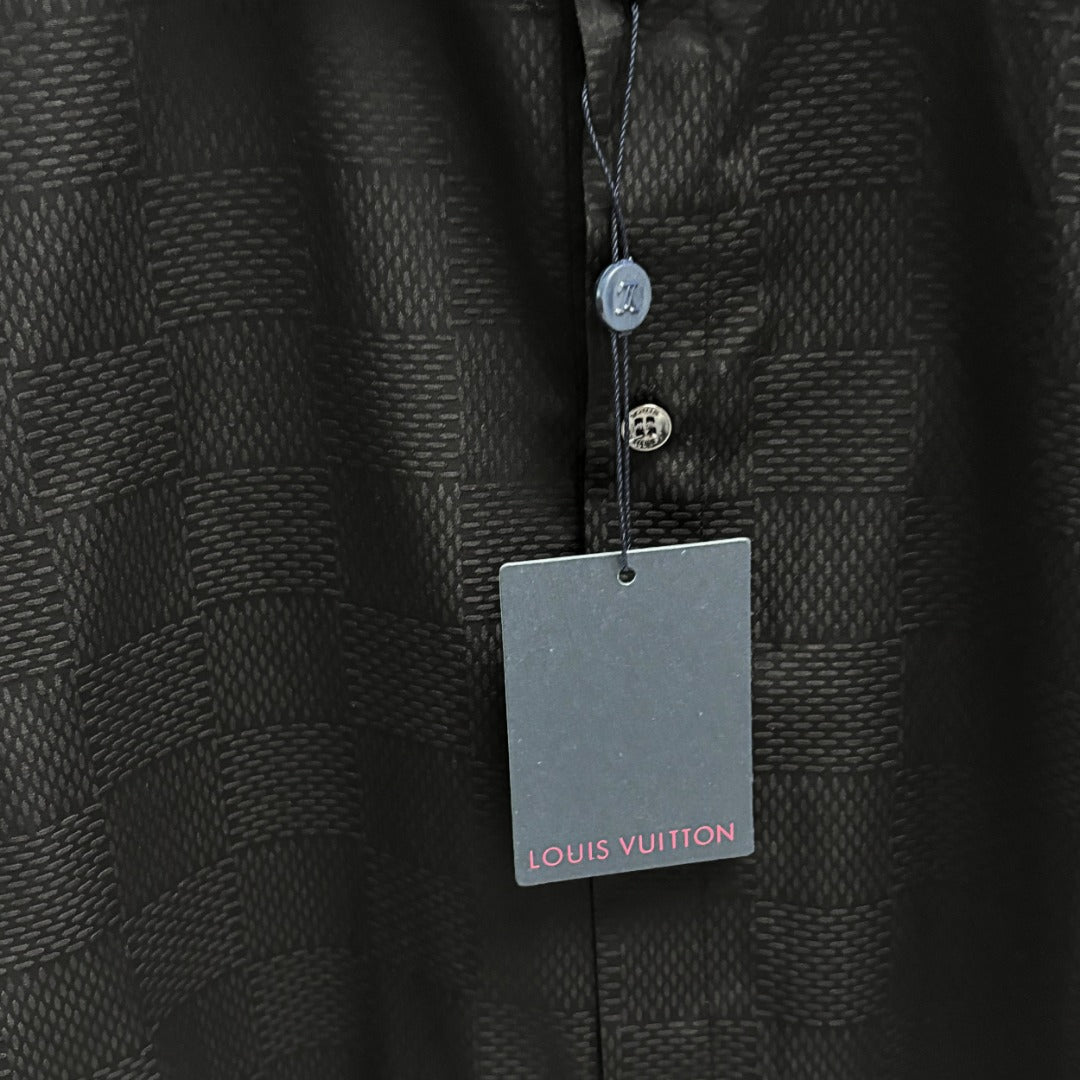 250917 New high-quality checkered jacquard shirt