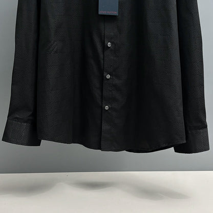 250917 New high-quality checkered jacquard shirt