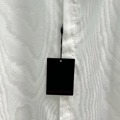 250917 New high-quality custom fabric wood-grain long-sleeved shirt