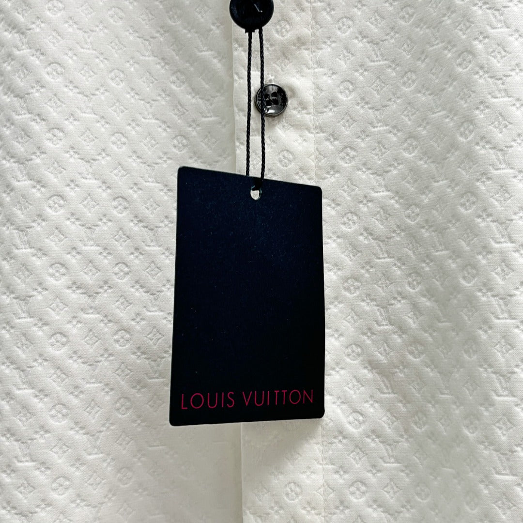 250917 New high-quality custom fabric jacquard long-sleeved shirt