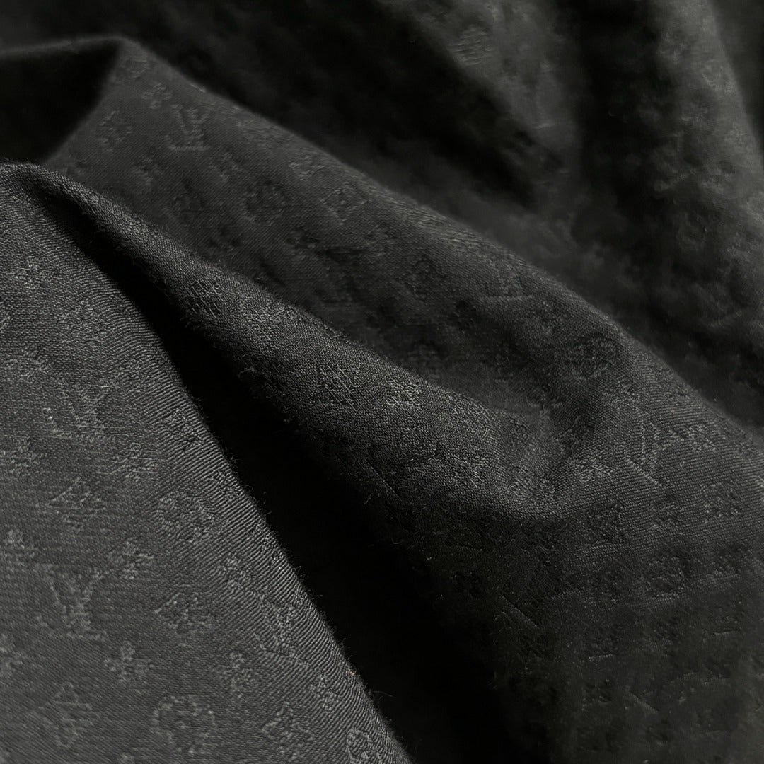 250917 New high-quality custom fabric jacquard long-sleeved shirt