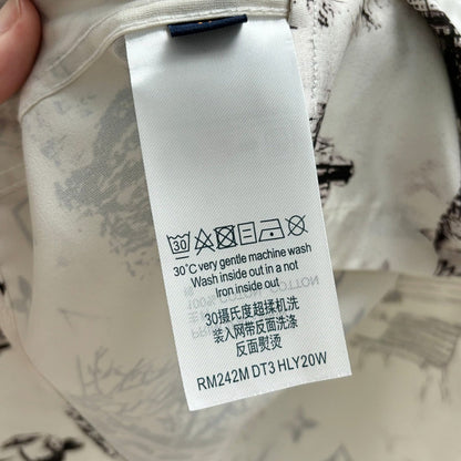 250917 New high-quality Tencel fabric printed long-sleeved shirt