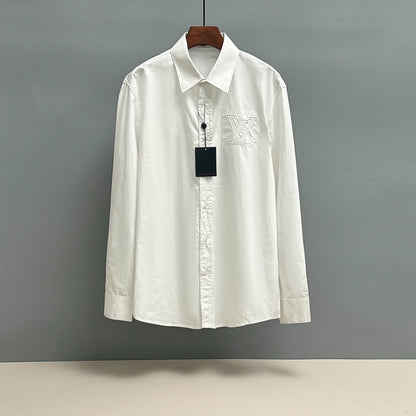 250917 New high-quality Tencel fabric embroidered shirt