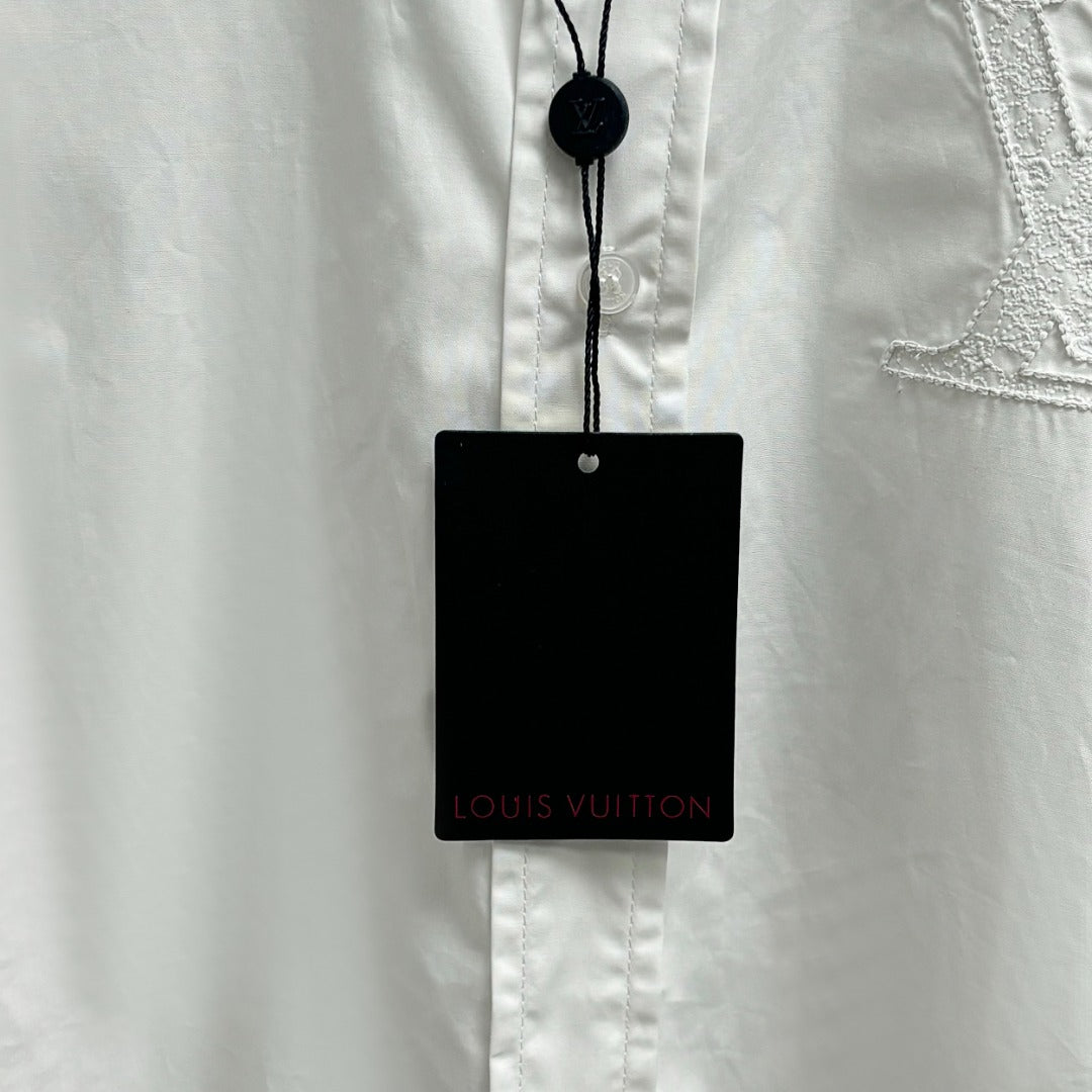 250917 New high-quality Tencel fabric embroidered shirt