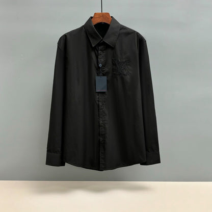 250917 New high-quality Tencel fabric embroidered shirt