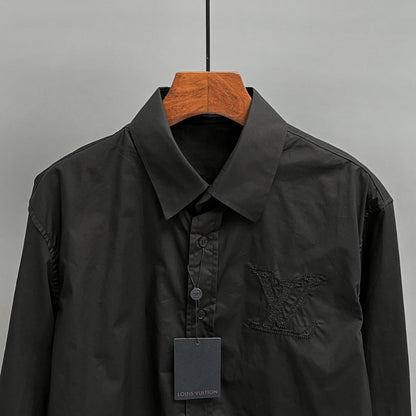 250917 New high-quality Tencel fabric embroidered shirt