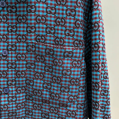 250917 New high-quality full-print embossed shirt