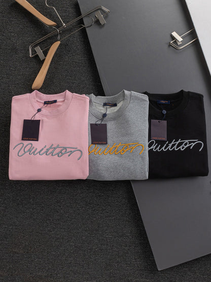 250917 A new high-quality, classic icon pullover with a round-neck sweatshirt