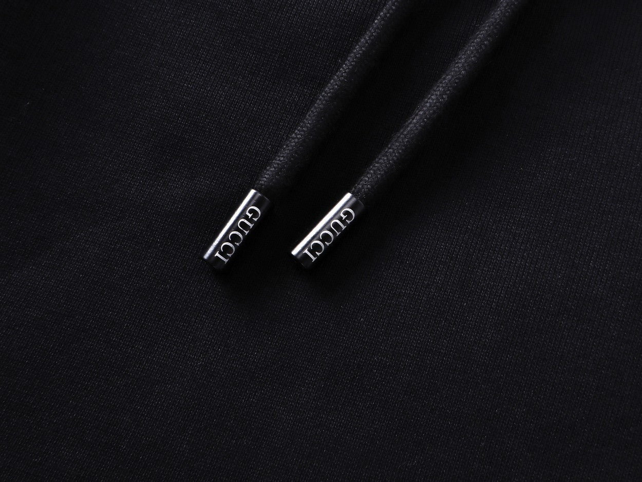 250917 New high-quality woven ribbon spliced elastic sports pants