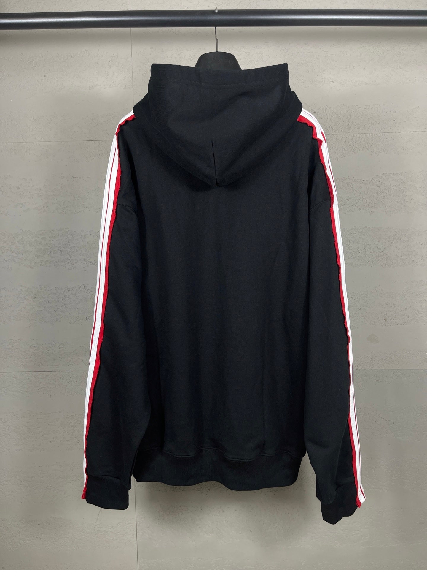 250917 New high-quality shoulder-sleeve color-blocked hoodie