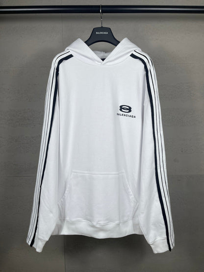 250917 New high-quality shoulder-sleeve color-blocked hoodie