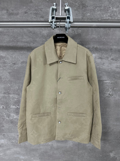 250923 A new high-quality embroidered set filled with printed denim jacket