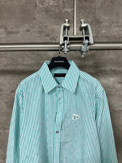 250923 New high-quality striped long-sleeved shirt