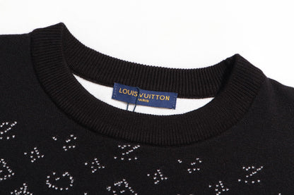 250923 new high-quality full-printed jacquard pullover sweater