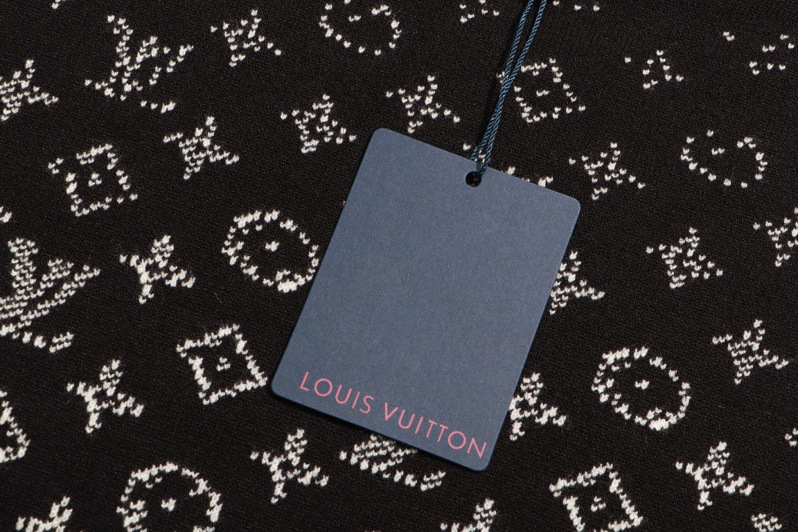250923 new high-quality full-printed jacquard pullover sweater