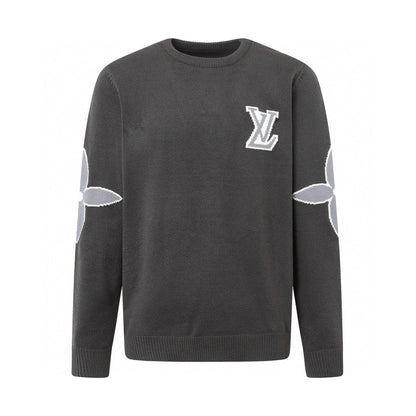 250923 New high-quality patchwork jacquard pullover sweater
