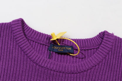 250923 New high-quality patchwork jacquard pullover sweater