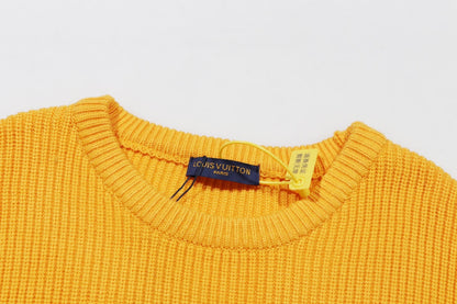 250923 New high-quality patchwork jacquard pullover sweater