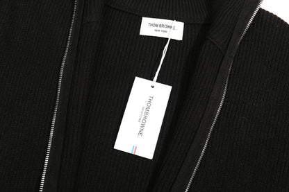 250923 New high-quality zipped wool coat