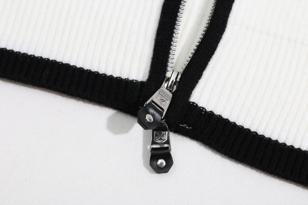 250923 New high-quality zipped wool coat