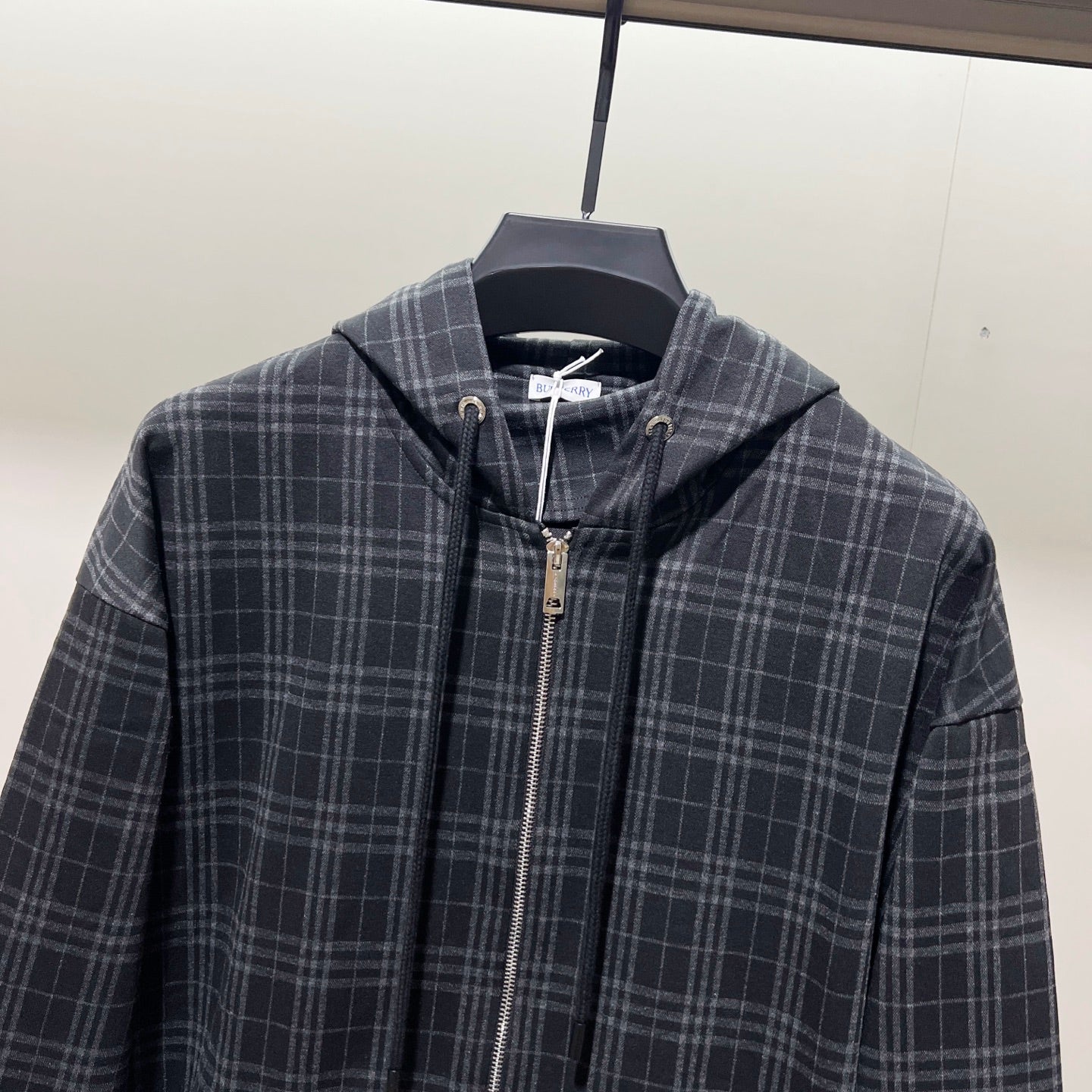 250923 A new high-quality full-print custom checkered casual hoodie