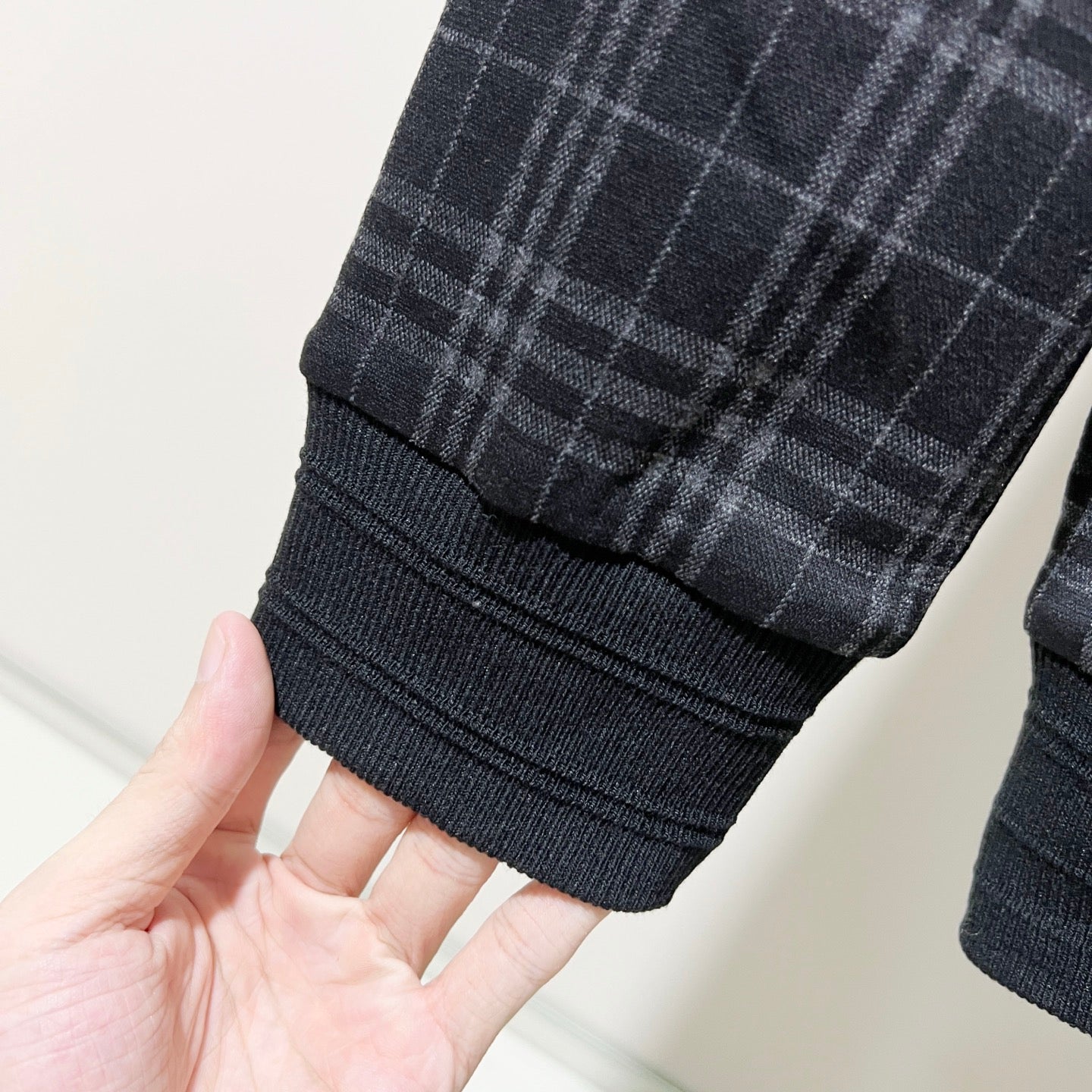 250923 A new high-quality full-print custom checkered casual hoodie