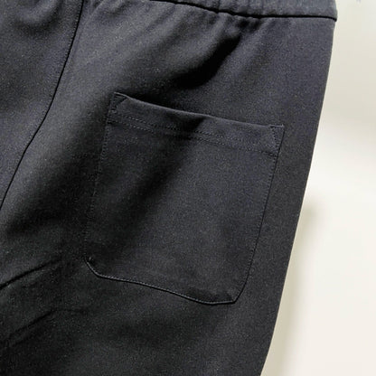 250923 New high-quality dark-patterned jacquard red and blue webbing patchwork sportswear pants