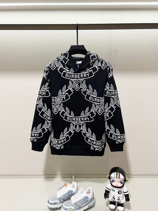 250923 New high-quality full-print custom fabric hooded sweatshirt