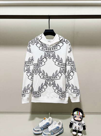 250923 New high-quality full-print custom fabric hooded sweatshirt
