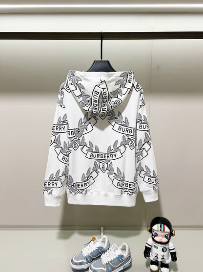 250923 New high-quality full-print custom fabric hooded sweatshirt