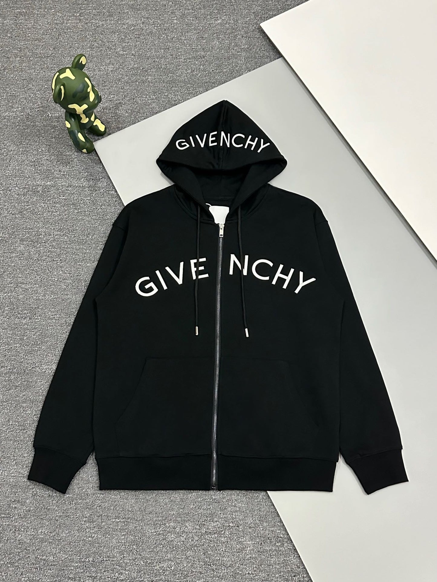 250923 New high-quality cotton open-chest zipper hoodie jacket