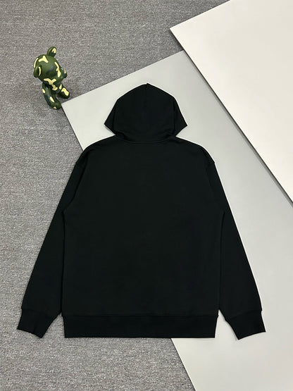 250923 New high-quality cotton open-chest zipper hoodie jacket