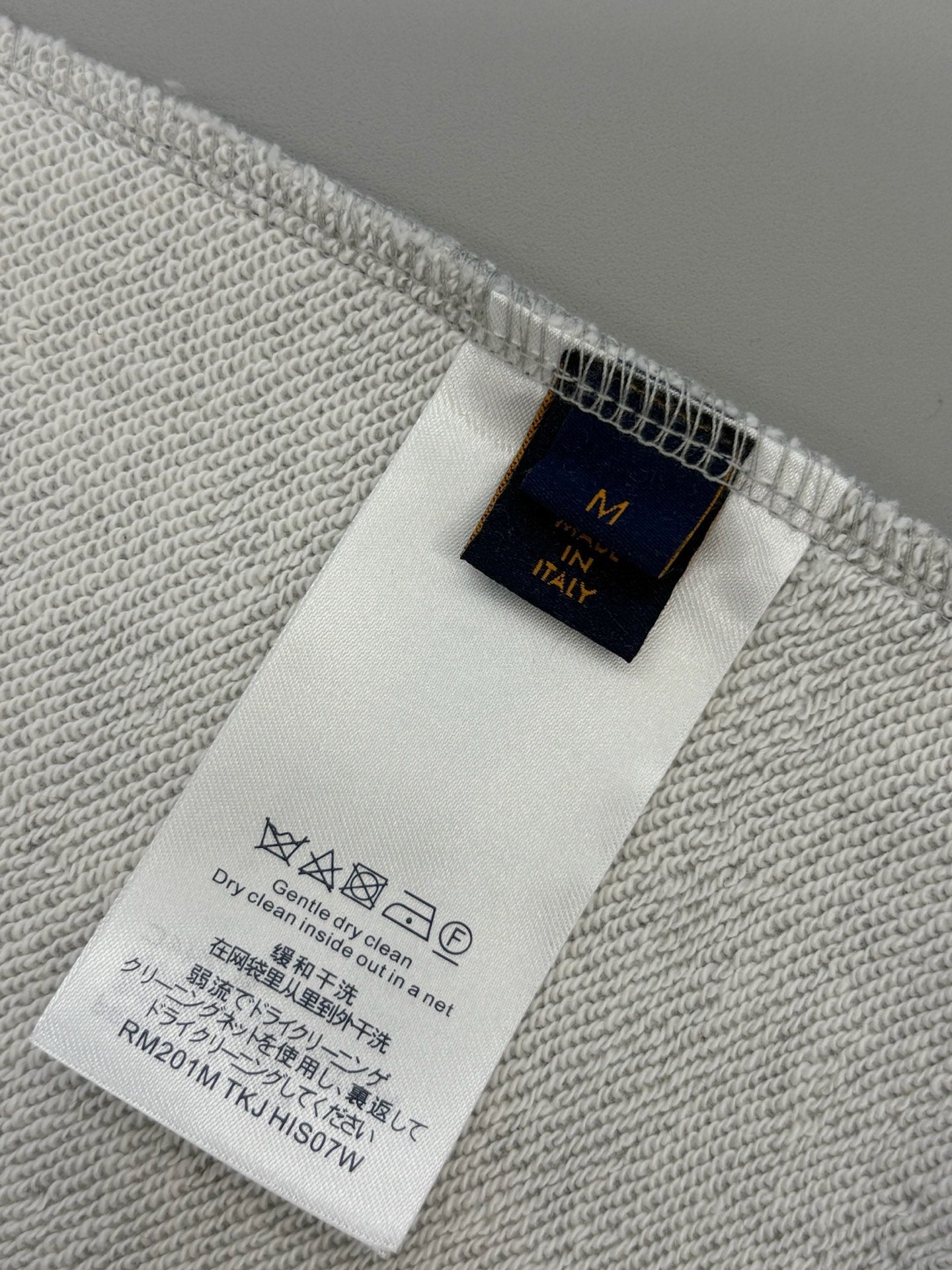 250923 New high-quality fisherman embroidery round-neck sweatshirt