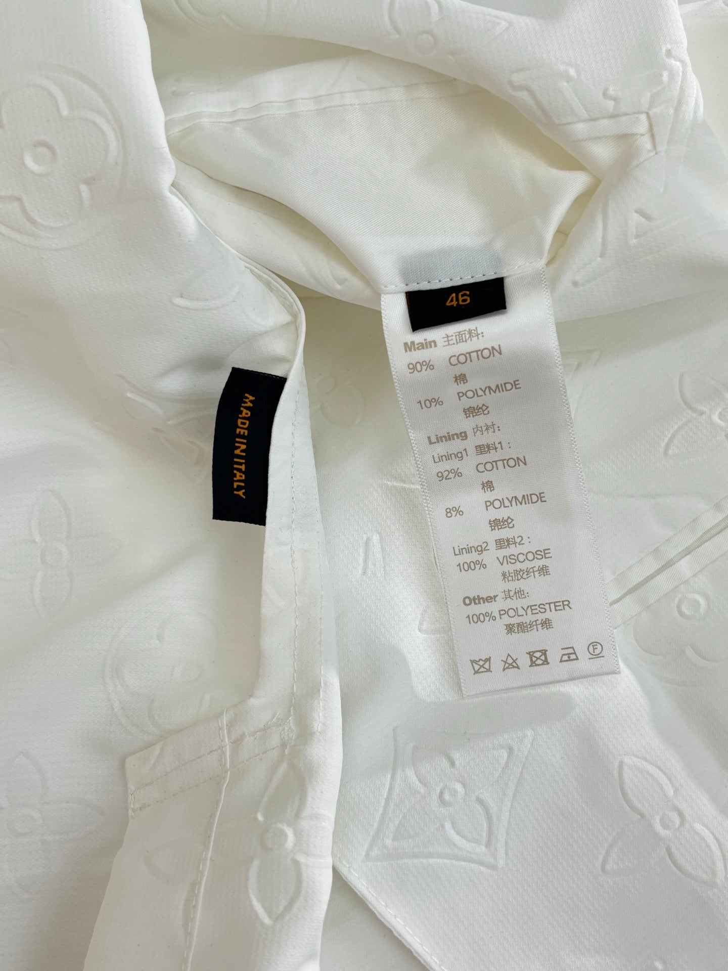 250923 New high-quality white embossed suit jacket