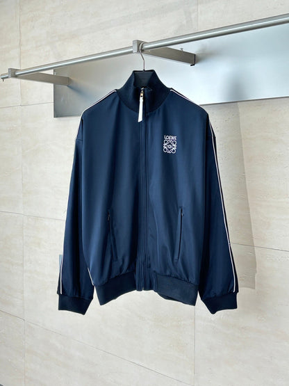 250923 New high-quality blue school uniform set zipper jacket