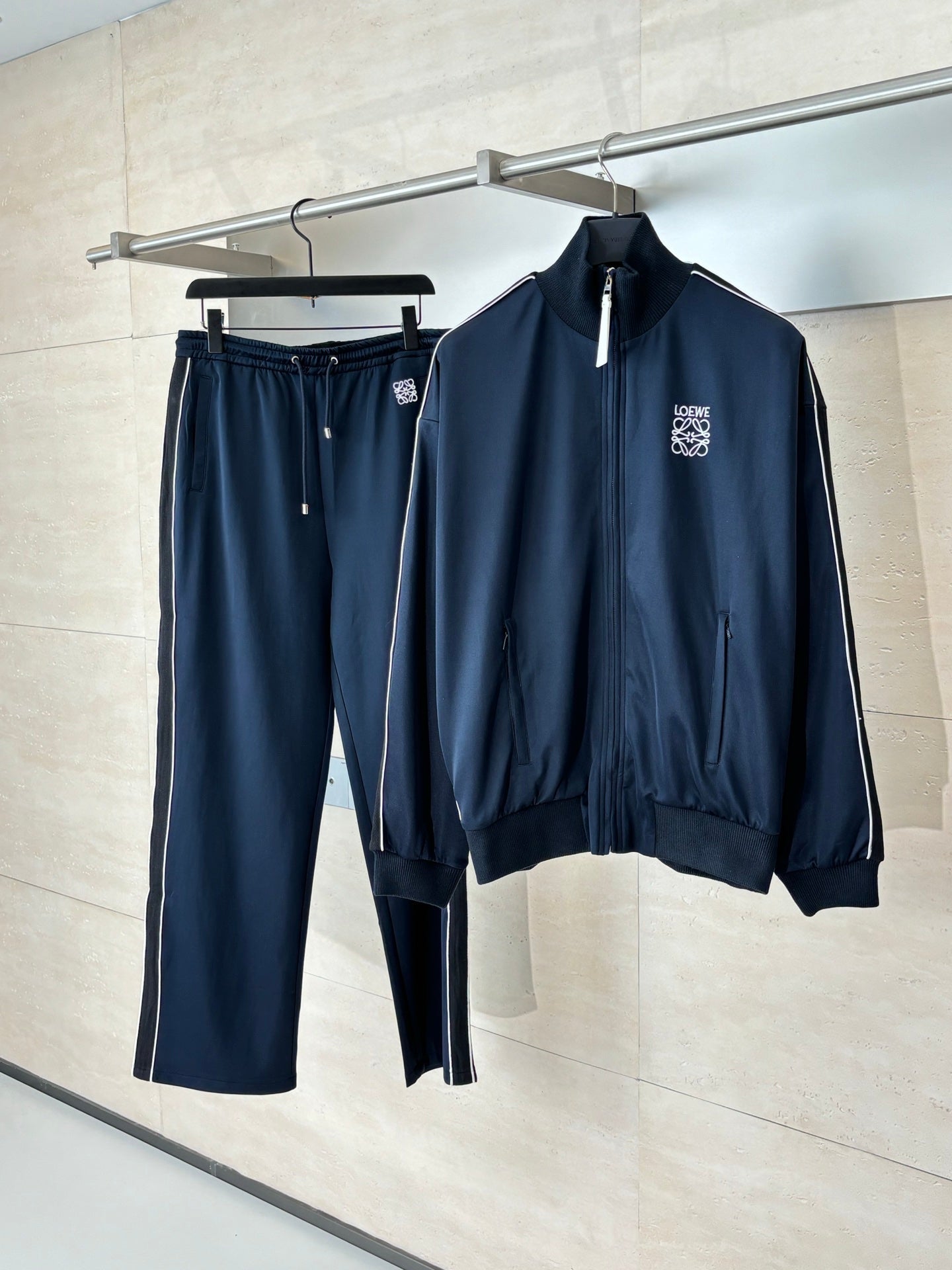 250923 New high-quality blue school uniform set zipper jacket