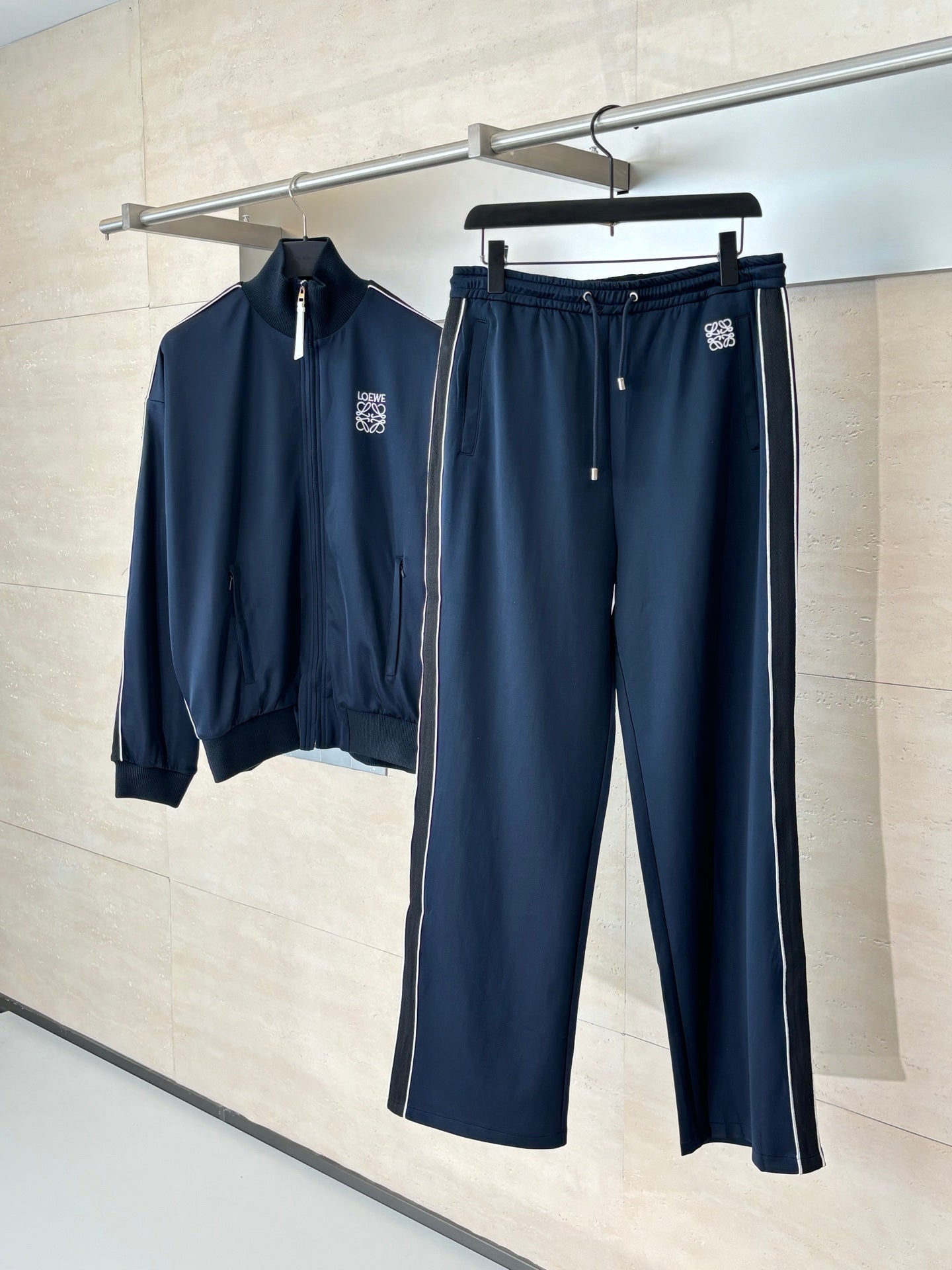 250923 New high-quality blue school uniform set with straight-leg trousers