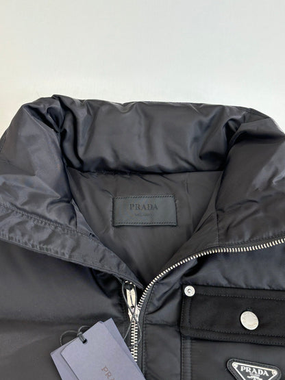 250923 new high-quality flip-bag triangle brand down jacket
