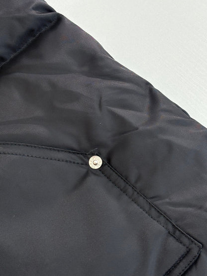 250923 new high-quality flip-bag triangle brand down jacket
