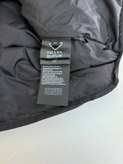 250923 New high-quality black label inverted triangle logo down vest