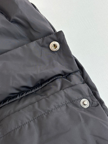 250923 New high-quality black label inverted triangle logo down vest