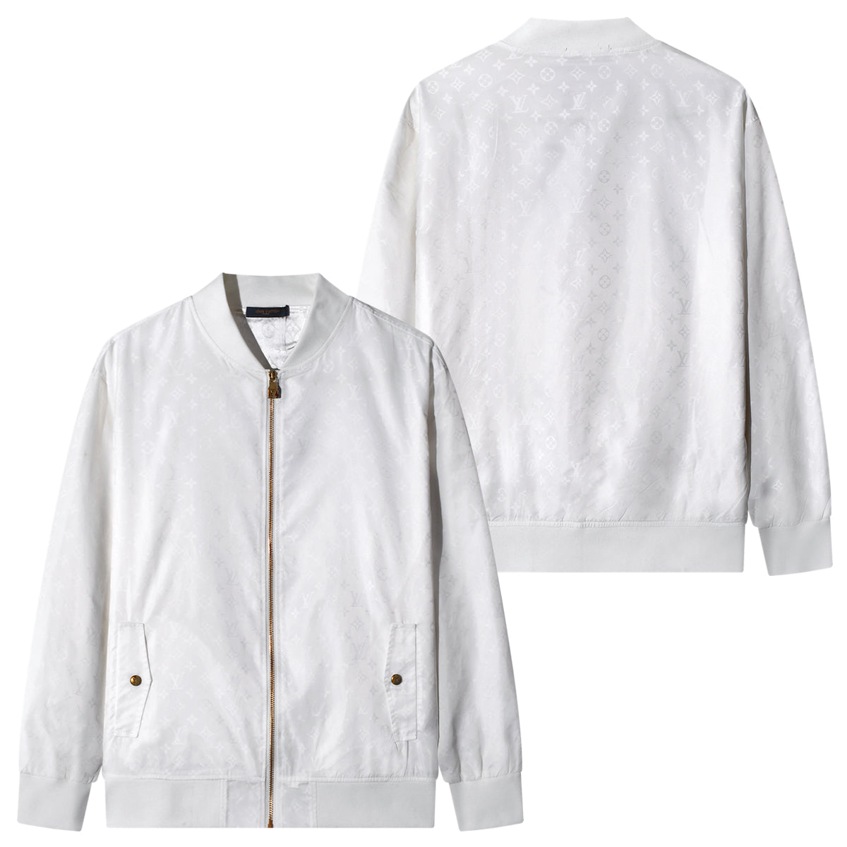 250923 new high-quality jacket with full lettered jacquard printing