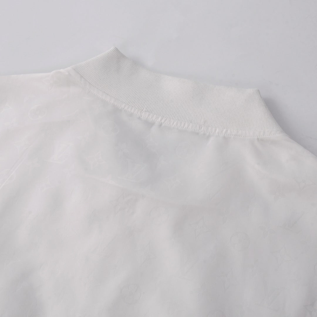 250923 new high-quality jacket with full lettered jacquard printing