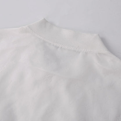 250923 new high-quality jacket with full lettered jacquard printing