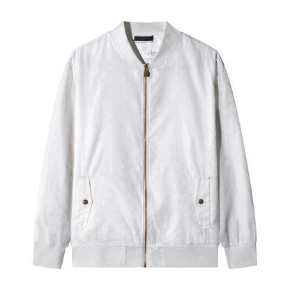 250923 new high-quality jacket with full lettered jacquard printing